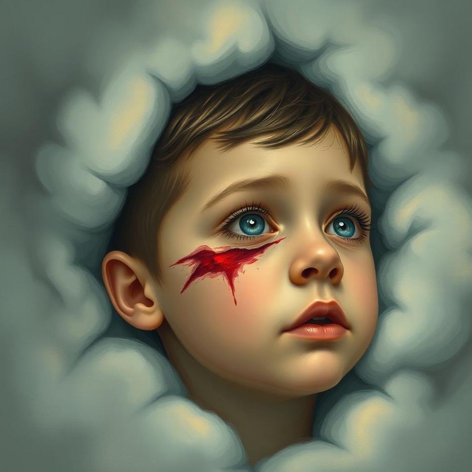 Dream : Your son's eye bruised in a dream