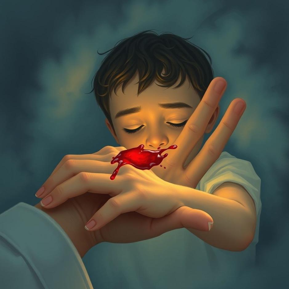 Dream : Your son's finger bleeding in a dream