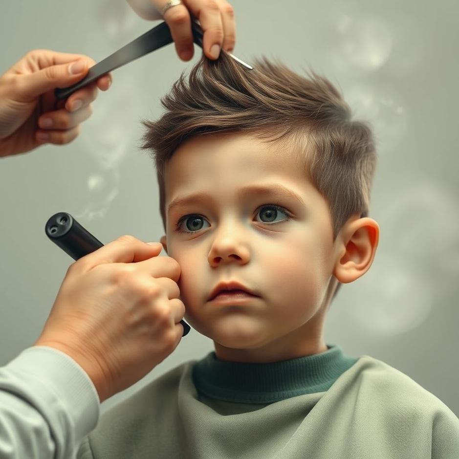 Dream : Your son's hair being cut in a dream