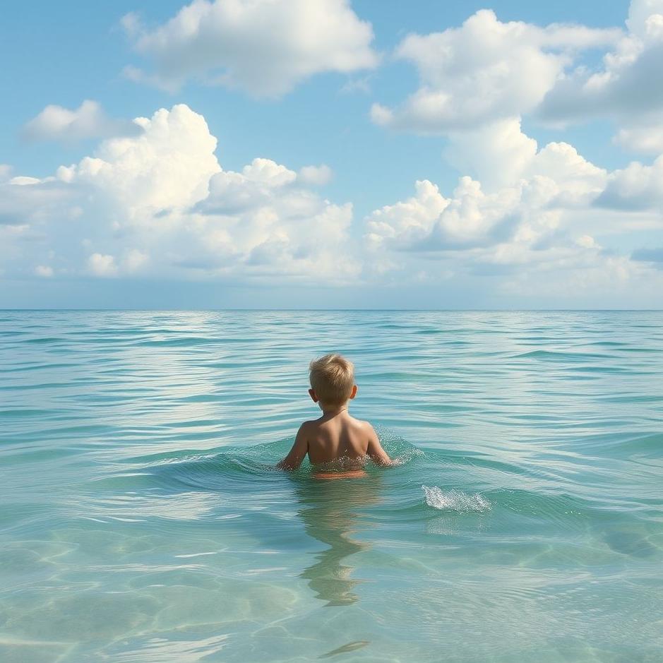 Dream : Your son by the sea in a dream