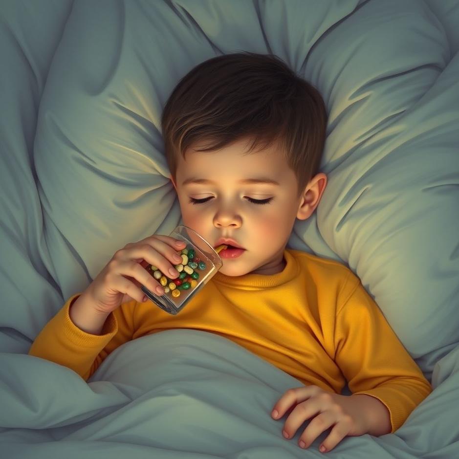 Dream : Your son drinking pills in your dream