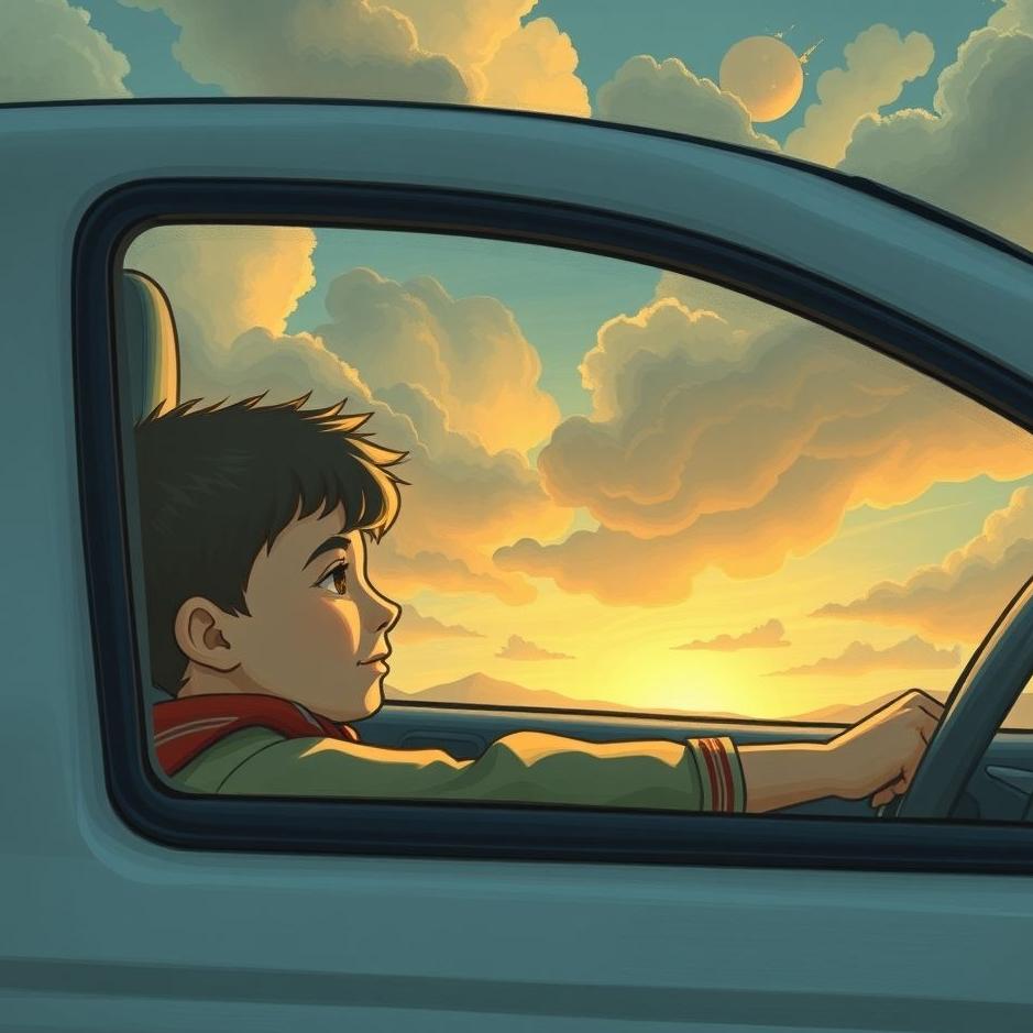 Dream : Your son driving a car in a dream