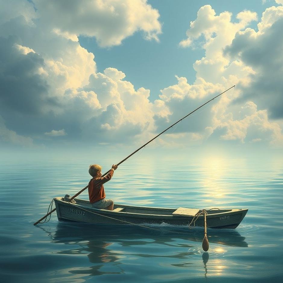 Dream : Your son fishing in a dream