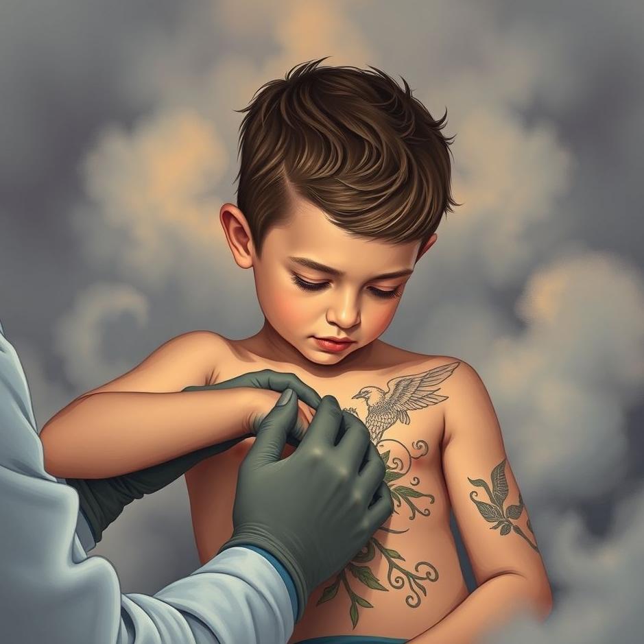Dream : Your son getting a tattoo in your dream