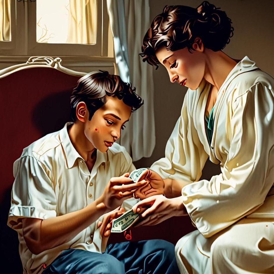 Dream : Your son giving money to your mother in a dream