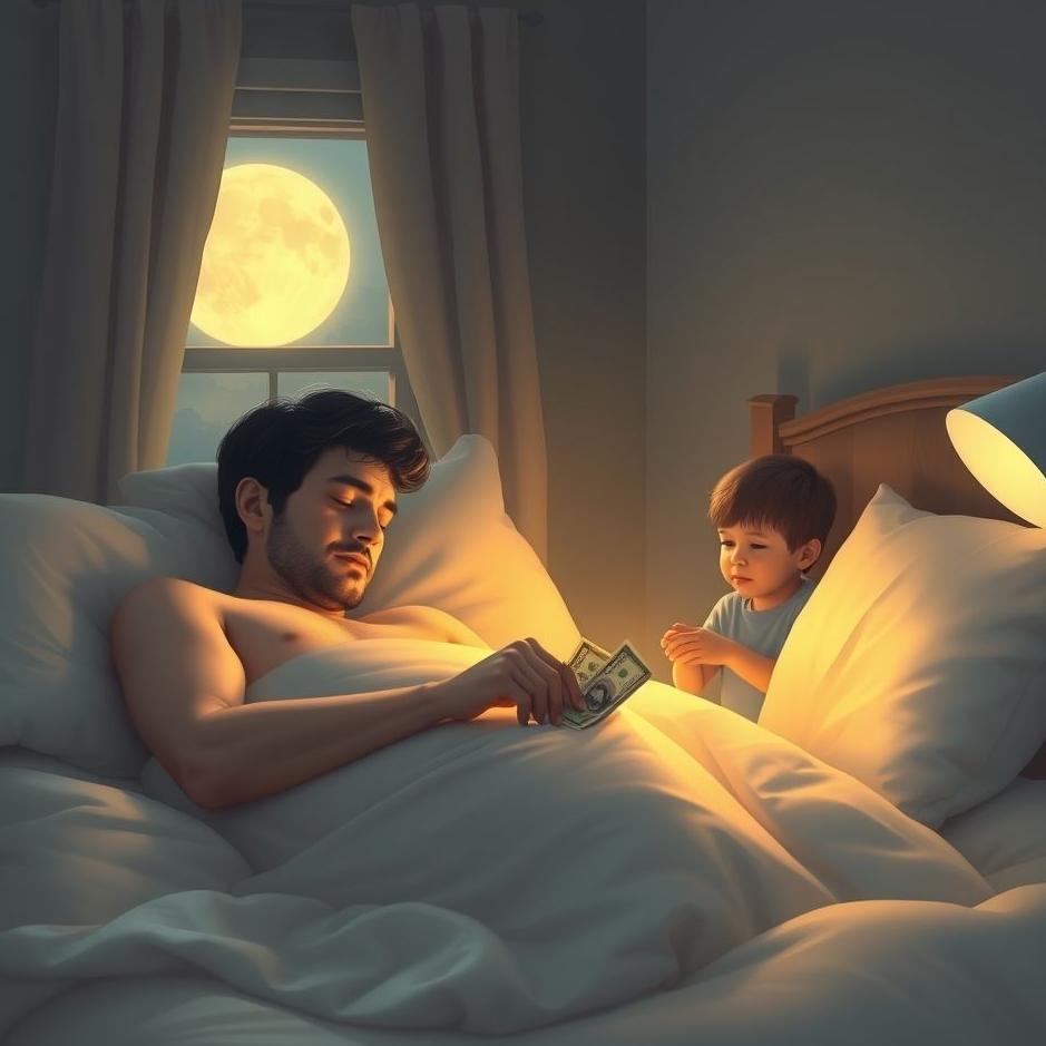Dream : Your son giving you money in your dream