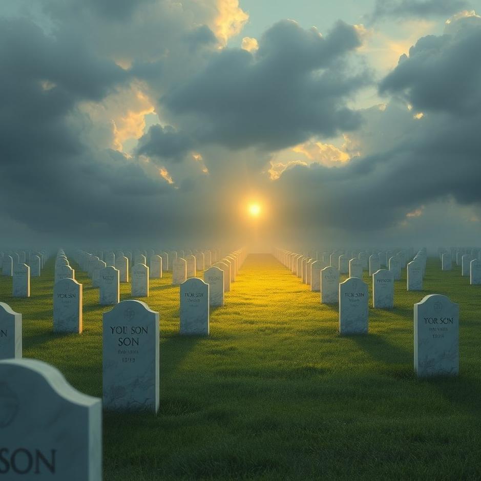 Dream : Your son in a cemetery in a dream