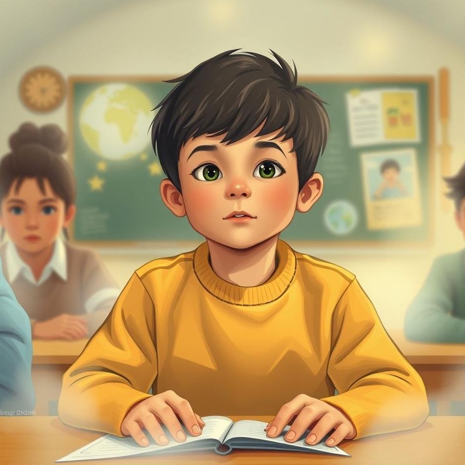 Dream : Your son in a classroom in a dream