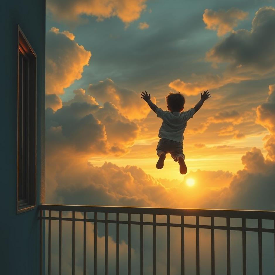 Dream : Your son jumping off the balcony in your dream