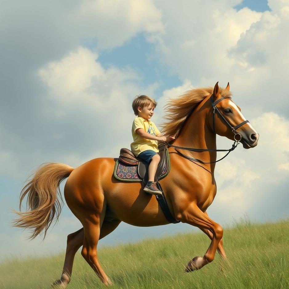 Dream : Your son on a horse in a dream