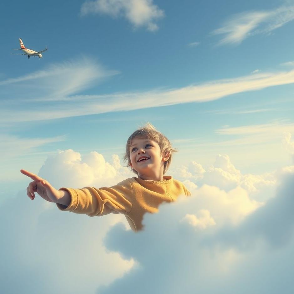 Dream : Your son on a plane in a dream