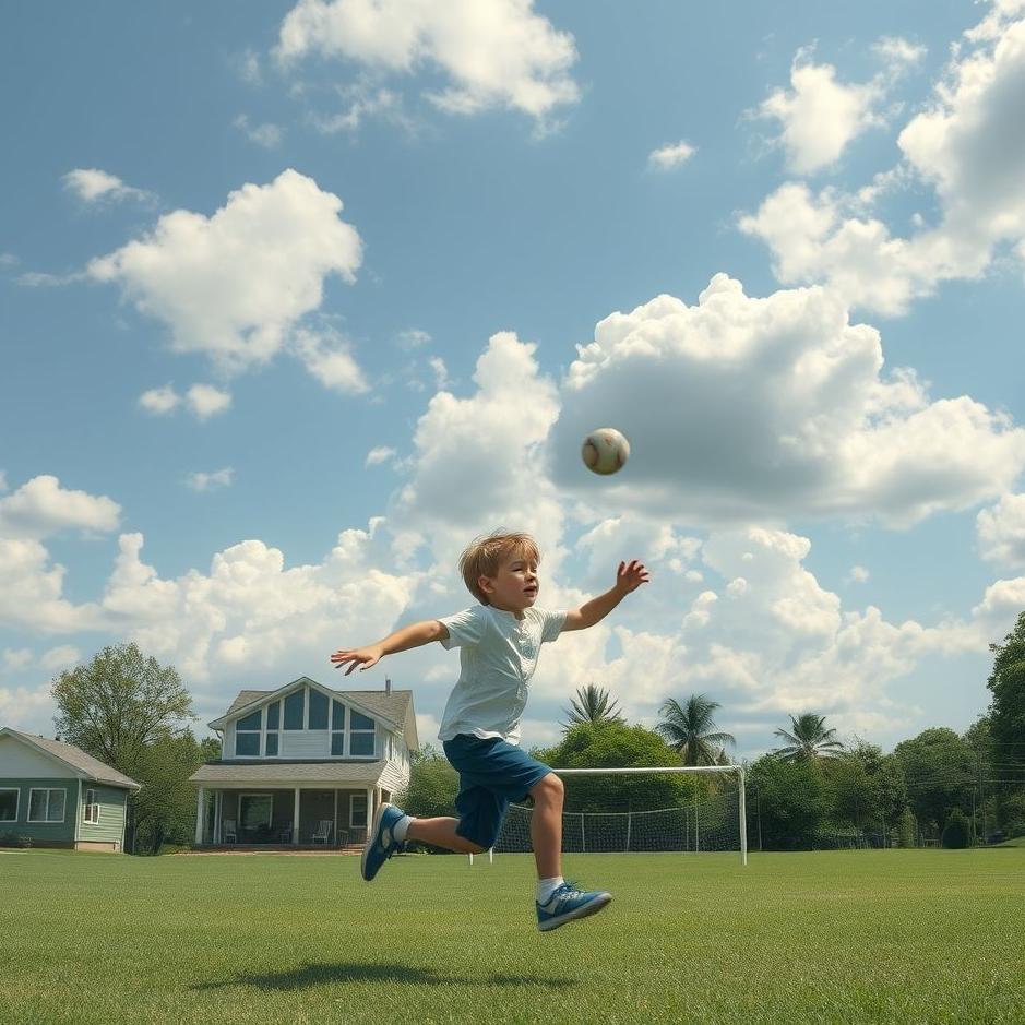 Dream : Your son playing ball in your dream