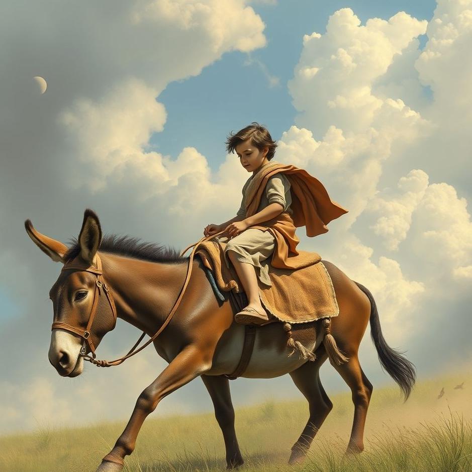 Dream : Your son riding a donkey in a dream