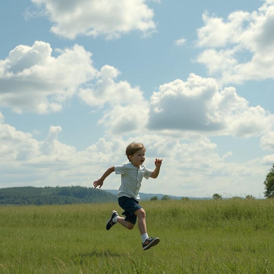 Dream : Your son running in a dream
