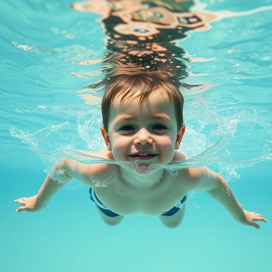 Dream : Your son swimming in a dream