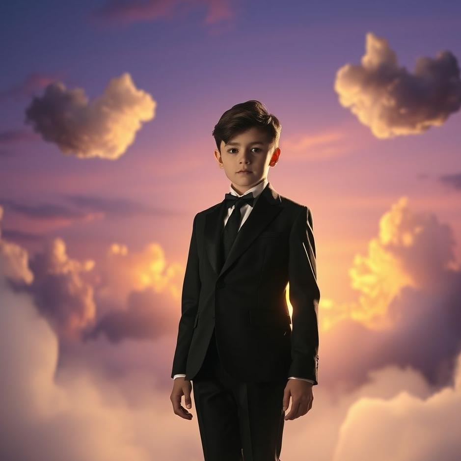 Dream : Your son wearing a black suit in your dream