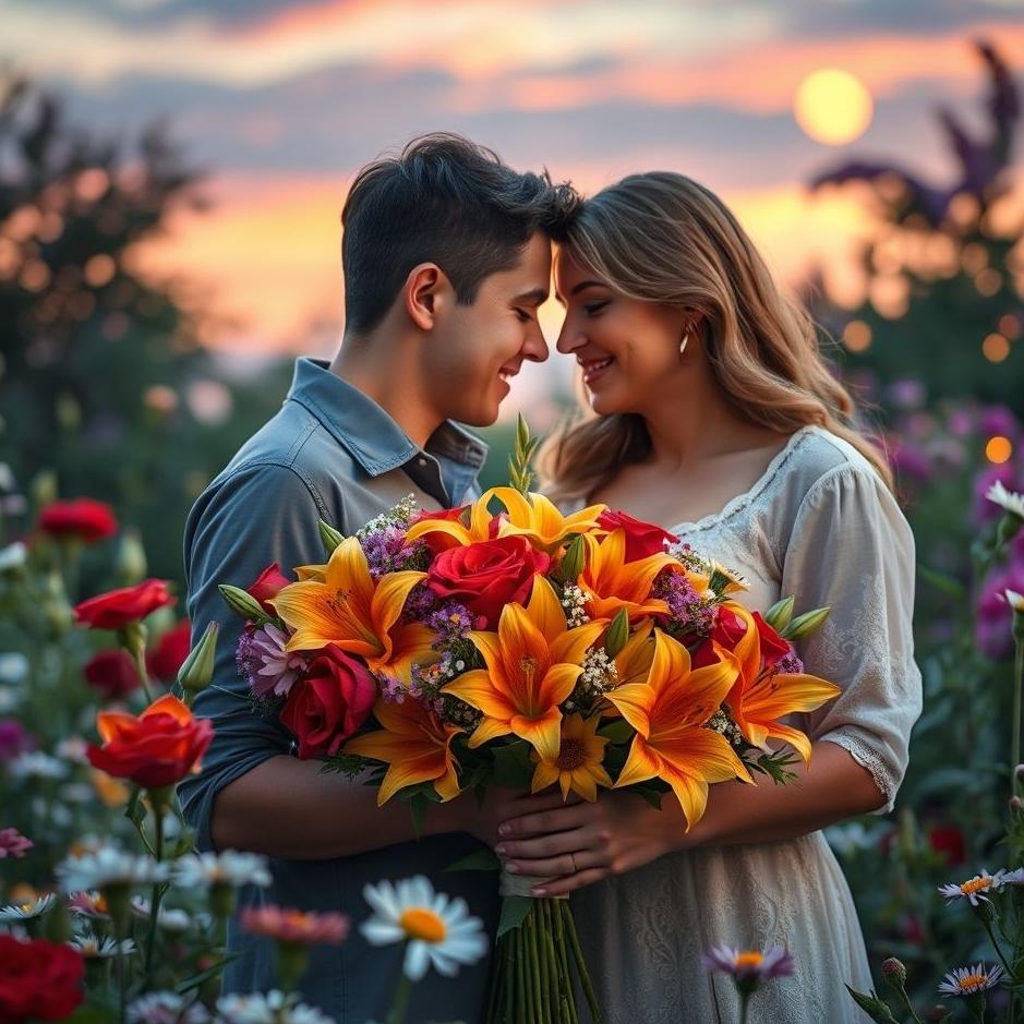 Dream : Your spouse buying you flowers in your dream