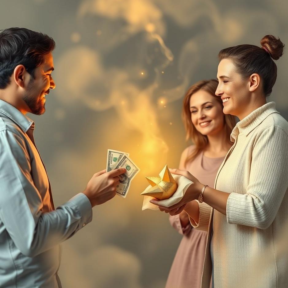 Dream : Your spouse giving money to your family in a dream