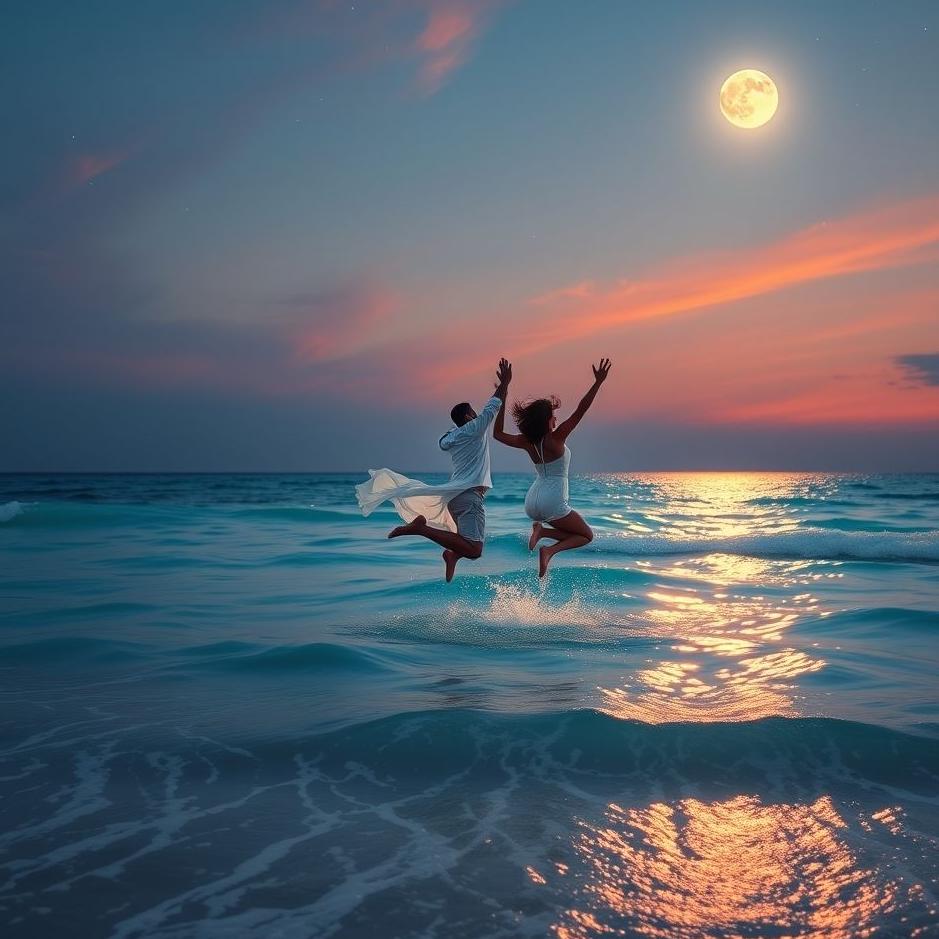 Dream : Your spouse jumping into the sea in a dream