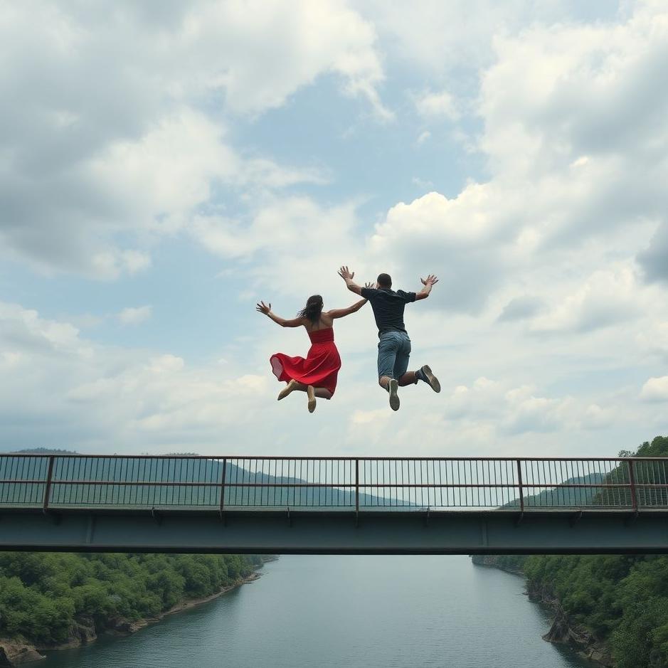 Dream Dictionary : Your spouse jumping off a bridge in your dream