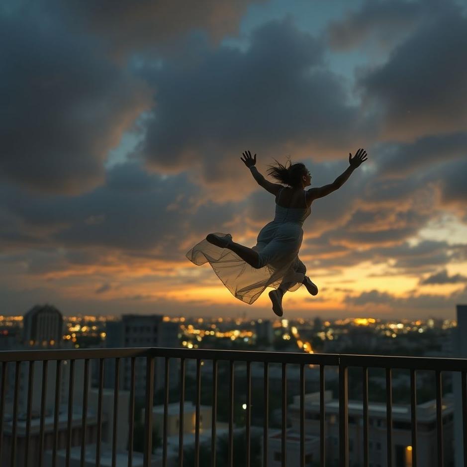 Dream : Your spouse jumping off the balcony in your dream