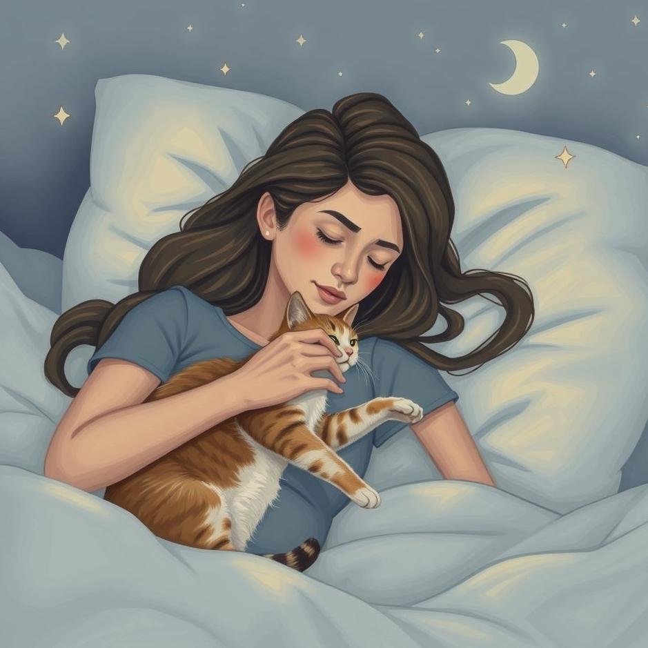 Dream : Your spouse petting a cat in a dream