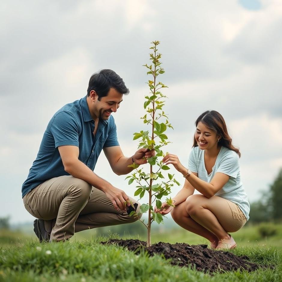 Dream Dictionary : Your spouse planting a sapling in a dream