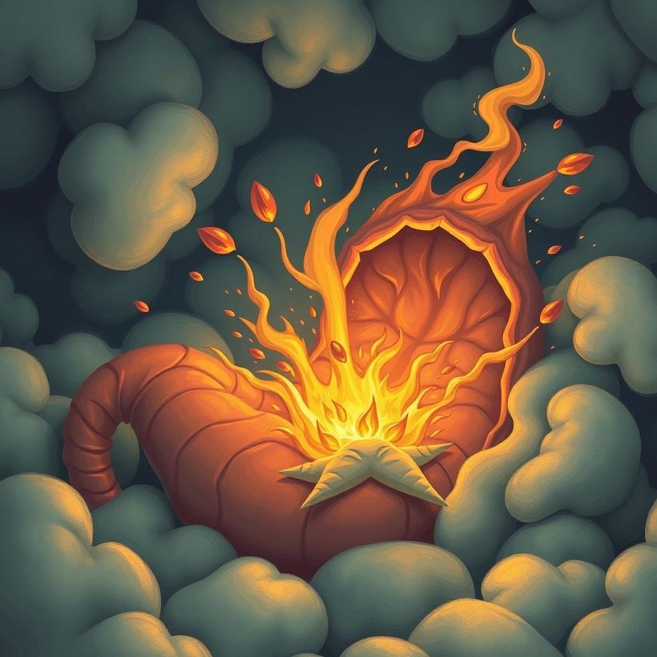 Dream : Your stomach bursting in a dream