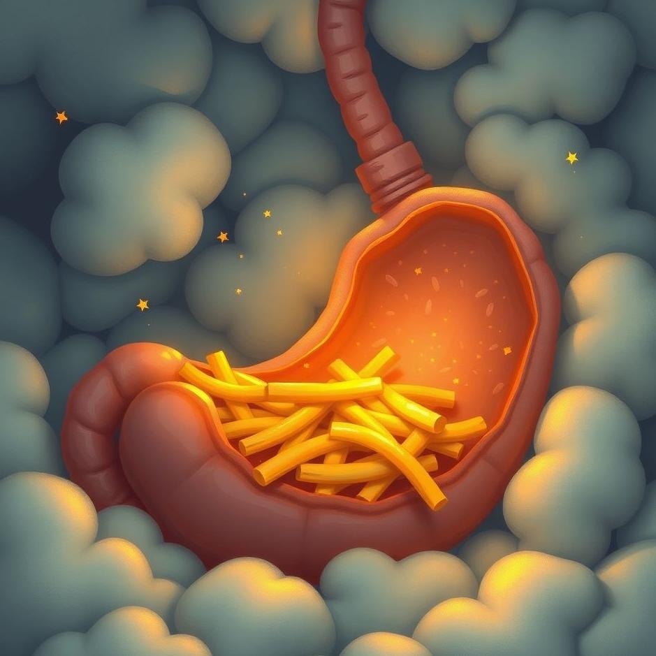 Dream : Your stomach full in a dream