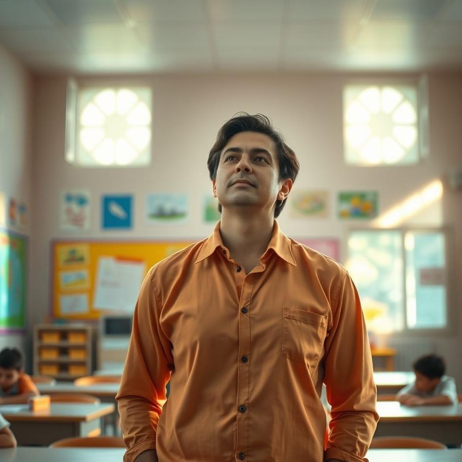 Dream : Your teacher at school in a dream