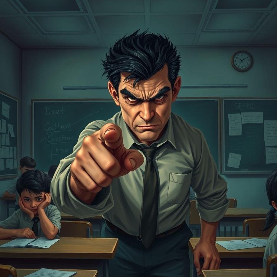 Dream : Your teacher getting angry at you in your dream