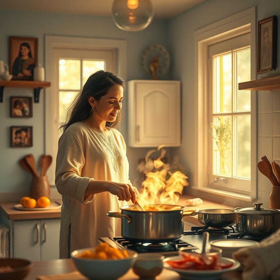 Dream : Your wife cooking for you in a dream