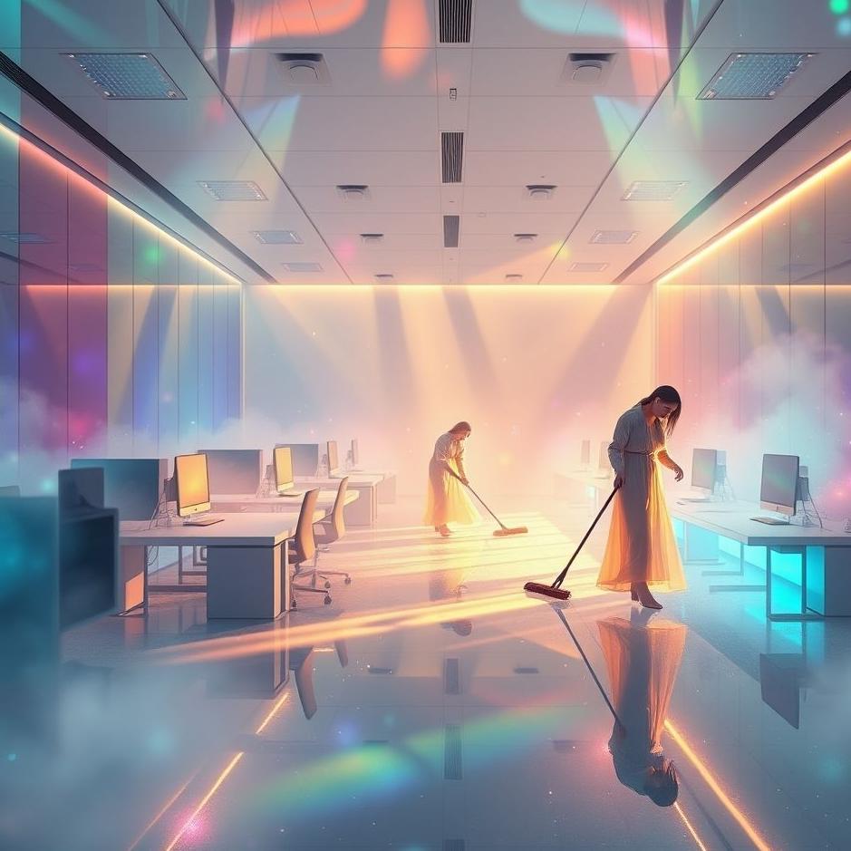 Dream : Your workplace being cleaned in a dream