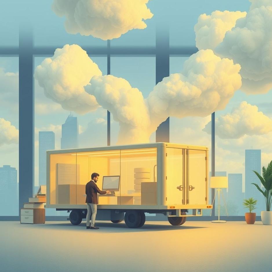 Dream : Your workplace moving in a dream